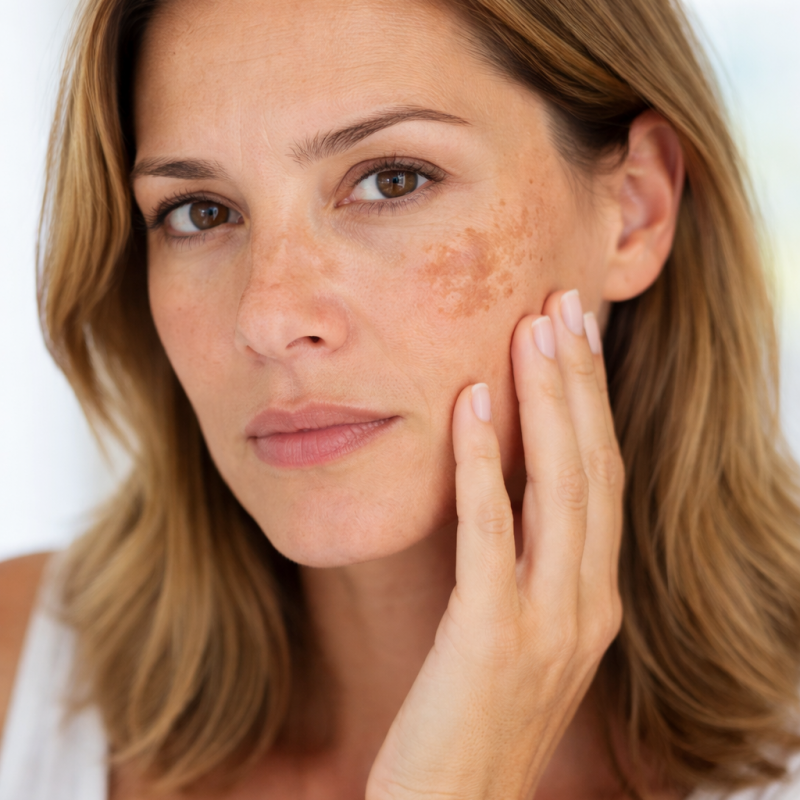 mancas con laser azul